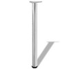 vidaXL 4 x Height Adjustable Table Legs 710 mm Chrome Furniture Legs Base - 2 of 4