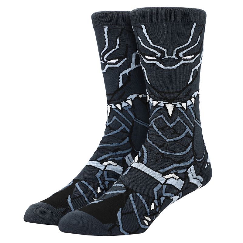 Marvel Black Panther 360 Casual Character Crew Socks for Men, 1 of 4