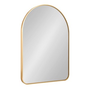 Kate and Laurel Zayda Metal Arch Mirror, 20x28, Gold - 1 of 4