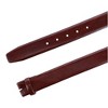 Trafalgar Men's Cortina Leather No Buckle Harness Belt Strap - 2 of 2