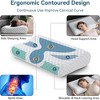 JUJABU Ergonomic Memory Foam Cervical Pillow Sleeping Side Back Stomach Sleeper - 4 of 4