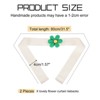 Unique Bargains Cute Flower Fashion and Elegant Design Curtain Tiebacks 2 Pcs - 2 of 4
