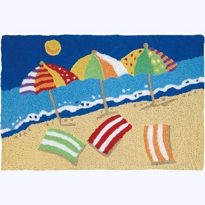 Jellybean Modern Beachy Keen Indoor/Outdoor Mat Home Comfort Rug 20" X 30" Rectangle