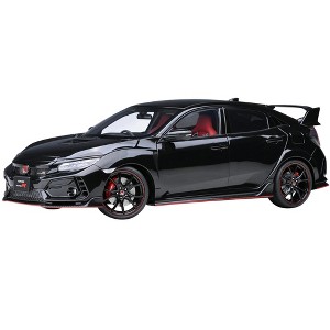 2021 Honda Civic Type R (FK8) RHD (Right Hand Drive) Crystal Black Pearl 1/18 Model Car by Autoart - 1 of 4