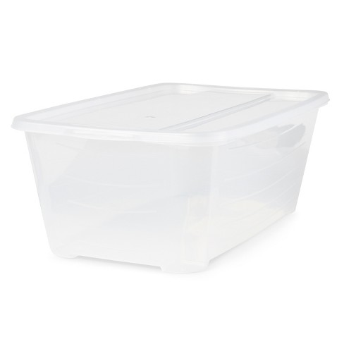 Mainstays 5 qt women's shoe best sale storage box clear 20 pack