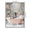 Amanti Art Zebra Bath Time by Niky Rahner Framed Canvas Wall Art - 3 of 4