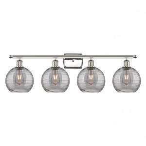 Athens Deco Swirl - 4 Light Bath Vanity In Industrial Style-11.25 Inches Tall and 36 Inches Wide - 1 of 1