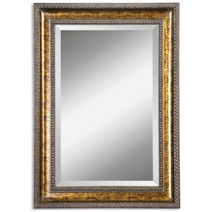Uttermost Sinatra Large Bronze Mirror - 1 of 3