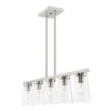 Livex Lighting Cityview 5 - Light Chandelier in  Brushed Nickel - 3 of 4