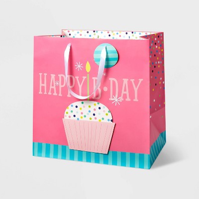 Hallmark Small Gift Bag with Tissue Paper for Birthdays Happy Cake Day No.  55