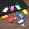 Unique Bargains Plastic Key Tag with Split Ring Labels Window 8 Assorted - 4 of 4