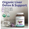 USDA Organic Milk Thistle Capsule, 80% Silymarin Supplement for Liver Support, 9,000mg Milk Thistle Extract for Liver Detox, Pure Co, 60 or 120ct - 2 of 4