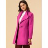 INSPIRE CHIC Women's Classic Stand Collar Long Sleeve Winter Belted Long Coat - 2 of 4