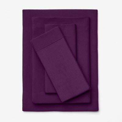 BrylaneHome BH Studio Solid Microfiber Sheet Set