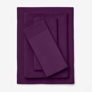 BrylaneHome BH Studio Solid Microfiber Sheet Set - 1 of 4
