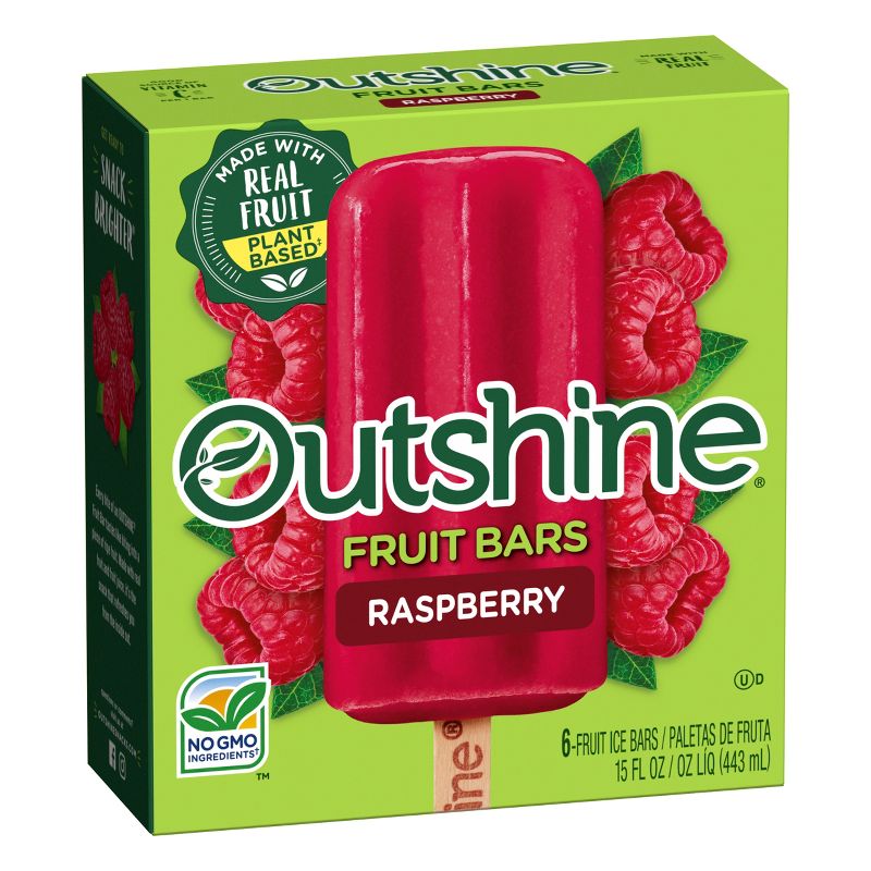 Outshine Raspberry Fruit Frozen Bar - 6ct, 5 of 13
