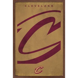 Trends International NBA Cleveland Cavaliers - Logo 25 Framed Wall Poster Prints - 1 of 4