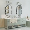 Apmir Irregular High-Strength Tempered Glass and Aluminum Alloy Framed French Cleat Mounted Wall Decor Bathroom Vanity Mirror - 2 of 4