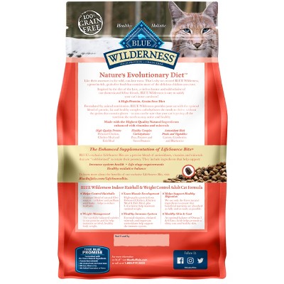 blue indoor hairball and weight control