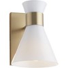Quorum Lighting Beldar 1 - Light Sconce in  Aged Brass - 4 of 4