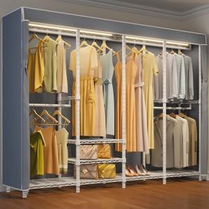 VIPEK V40LC Covered Clothes Rack with Dimmable LED Lights, Heavy Duty Garment Rack Portable Closet Wardrobe - 1 of 4