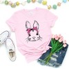 Simply Sage Market Women's Bunny With Bandana Short Sleeve Graphic Tee - 3 of 3