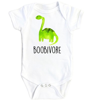Dinosaur Boobivore - Baby Boy Girl Clothes Infant Onesie® Funny Cute Newborn GS1