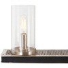 Minka Lavery Coal Nickel Linear Pendant Chandelier 40" Wide Modern Seeded Glass Shade 5-Light Fixture for Kitchen Island House - 2 of 2