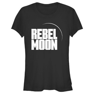 Juniors Womens Rebel Moon Classic Logo T-Shirt - 1 of 4