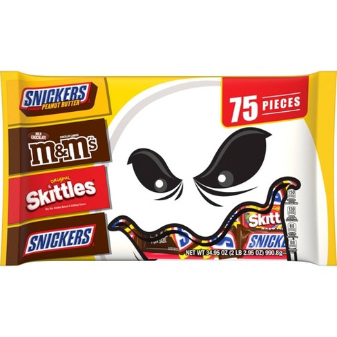 Mars Skittles Starburst Snickers Twix And M&ms Halloween Candy Variety Pack  Fun Size - 160ct/66.69oz : Target
