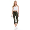 Slickblue Yoga Style Capri Leggings, Banded High Waist, Lined Knit, Tie Dye Printed, Multi Color, One Size - 2 of 4