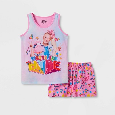 Girls' JoJo Siwa 'Worth the Hype' 2pc Pajama Set - Pink