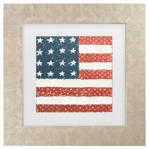 Trademark Fine Art - David Carter Brown Americana Quilt IV Matted Framed Art - 1 of 4