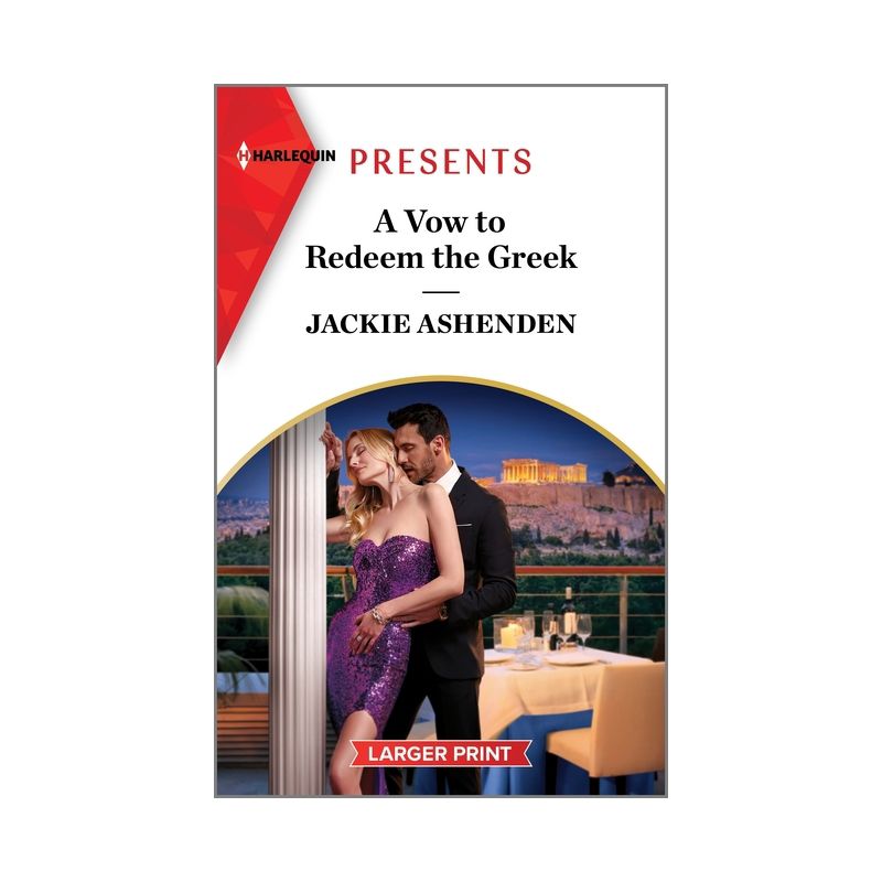 A Vow to Redeem the Greek - Large Print by  Jackie Ashenden (Paperback), 1 of 2