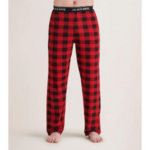 Little Blue House Buffalo Plaid Men's Stretch Cotton Pajama Pants Multicolored - 1 of 4