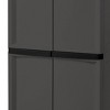 Sterilite Adjustable 4-Shelf Storage Cabinet With Doors, Gray | 01423V01 - image 2 of 4