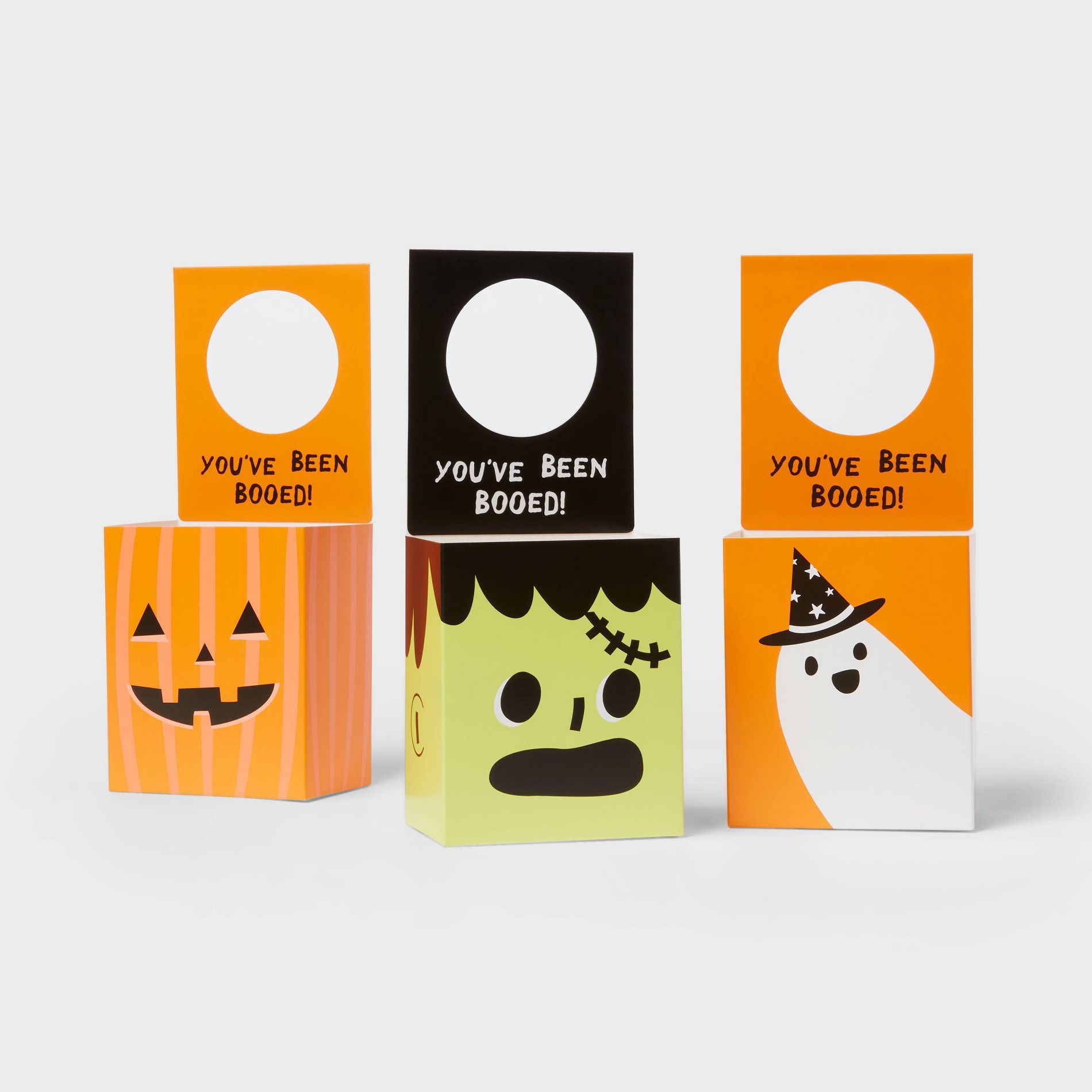 3ct You've Been Booed! Halloween Hanging Door Treat Box - Spritz™