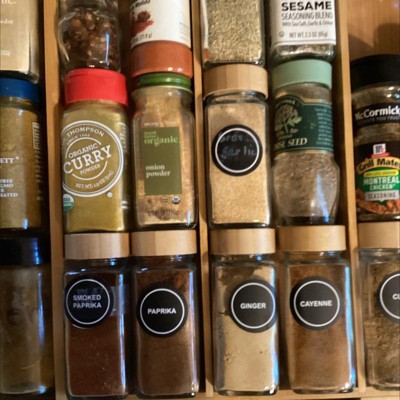 Le'raze Glass Spice Jars With Label Set, Bamboo Lids & Funnel - Kitchen  Airtight Storage Jars With Lids - Spices And Seasonings Sets Organizer :  Target