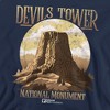 Men's Devils Tower National Monument Circle Crewneck Sweatshirt - 2 of 4