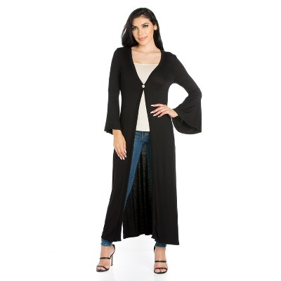 bell sleeve duster cardigan