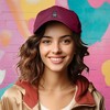 Dalix Hippo Embroidered Cotton Dad Hat Cute Animal Design Adjustable Baseball Cap for Everyday Wear Womens - 3 of 4