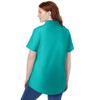 Woman Within Petite Perfect Short Sleeve Shirt - 3 of 4