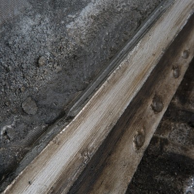 Gray and Brown 3D Train Tracks Landscape Canvas Art