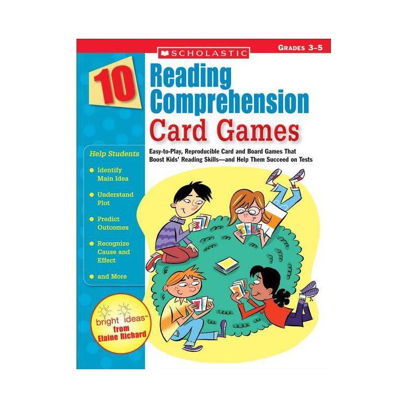 10 Reading Comprehension Card Games - by  Elaine Richard (Paperback), 1 of 2