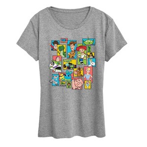 Women's - Toy Story 4 - Buzz, Woody, And Friends Short Sleeve Graphic T-Shirt - 1 of 4