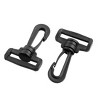 Unique Bargains Plastic Luggage Bag Strap Connective Swivel Rotary Snap Hooks Buckle 8 Pcs - 2 of 3
