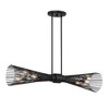 Savoy House Longfellow 6 - Light Chandelier in  Matte Black - 2 of 3