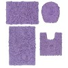 Bell Flower Collection Cotton Floral Pattern Tufted Bath Rug Set Pack of 4 - Home Weavers - 2 of 4
