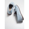 Penny - Baby Blue Leather Horsebit Loafers | Forever & Always Shoes - 2 of 4