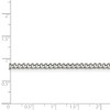 Black Bow Jewelry 3mm Stainless Steel Flat Curb Chain Necklace - 2 of 4